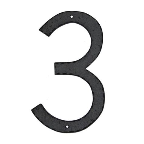 Montague Metal Products 10 in. Textured House Number